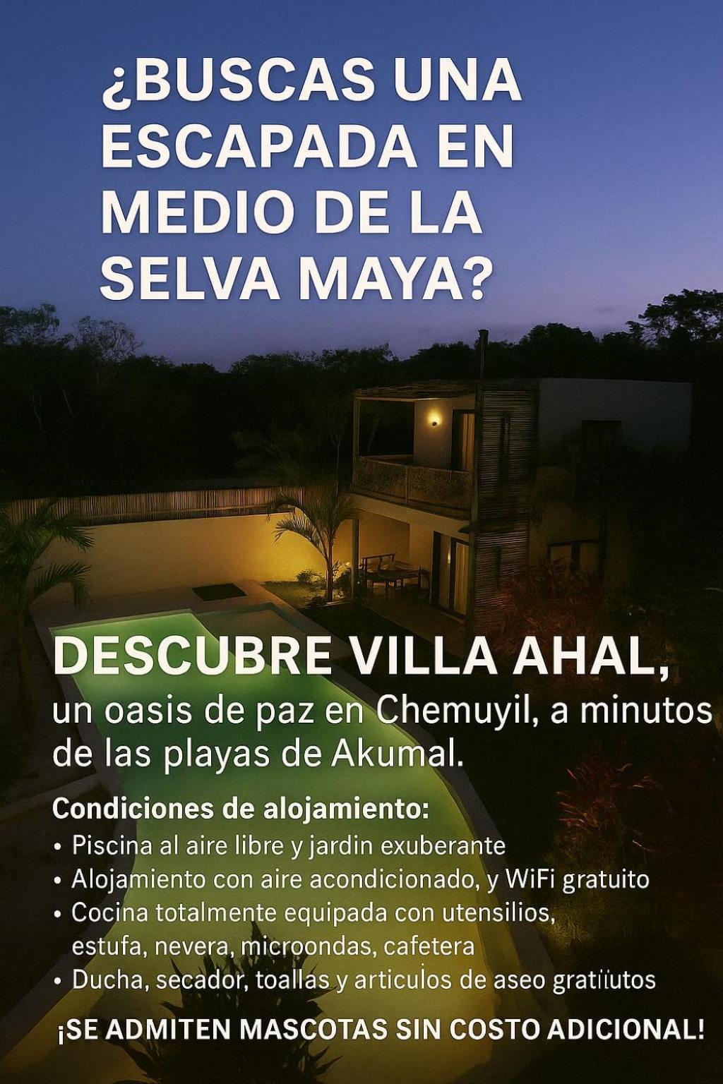 Villa Ahal, Chemuyil ภายนอก รูปภาพ